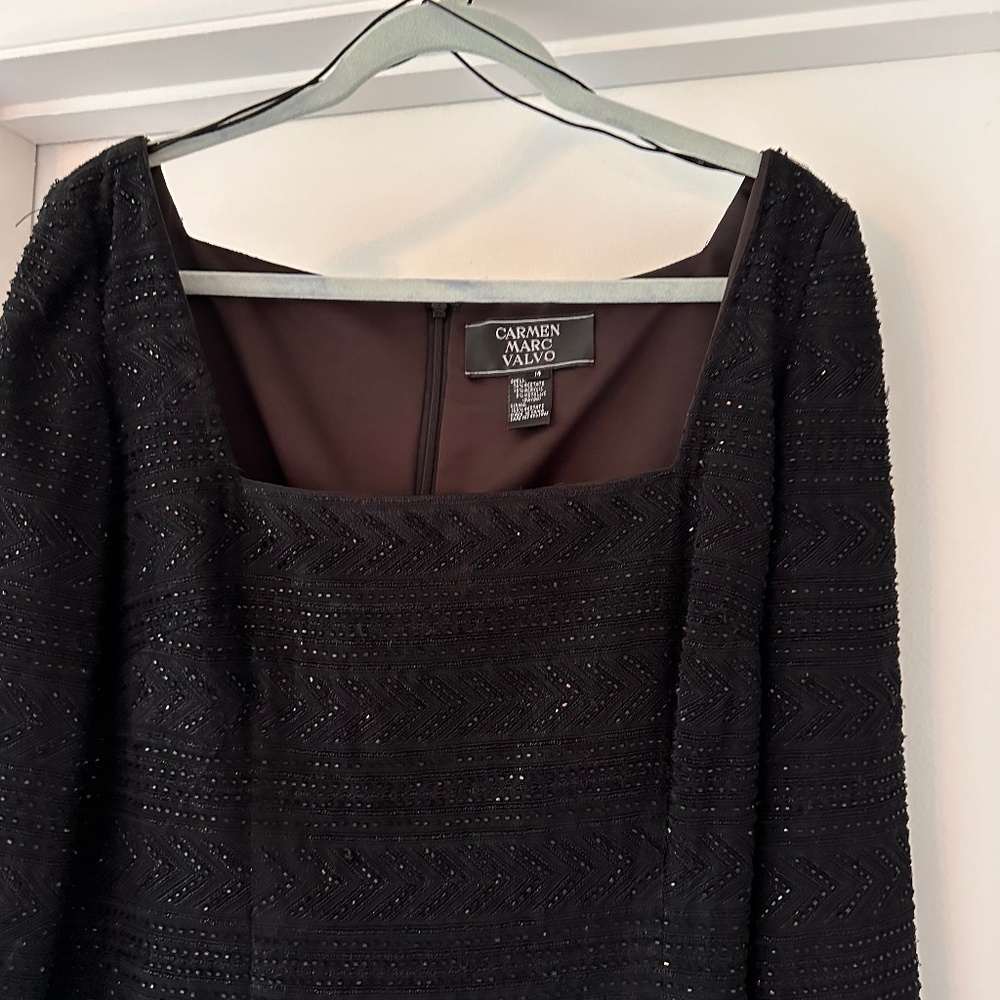 Carmen Marc Valvo cocktail dress